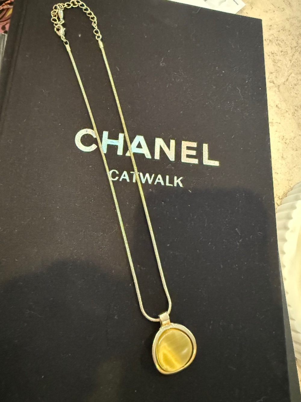 Gold necklace